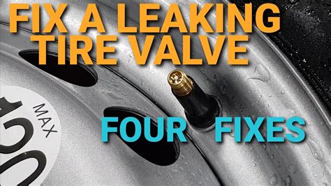 fix leaking valve stem|Fix a Leaking Tire Valve